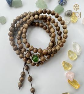 Chuỗi vòng tay trầm hương mix đá thạch anh Chuỗi vòng tay trầm hương mix đá thạch anh