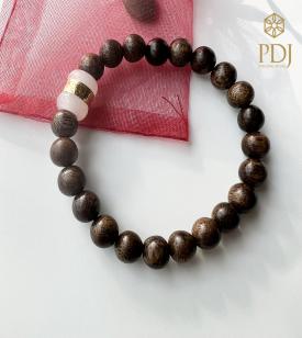 Vòng tay trầm hương lu thống đá thạch anh Vòng tay trầm hương lu thống đá thạch anh