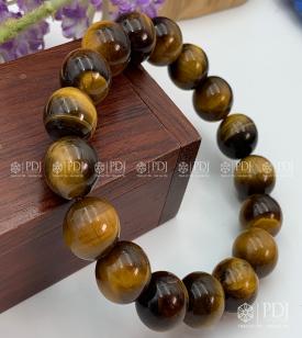 Vòng Đá Mắt Hổ Vàng Nâu